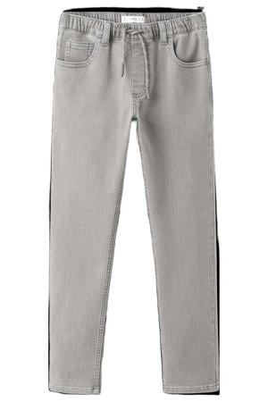 tapered jeans grey denim