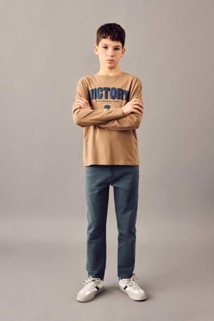 casual broek marineblauw