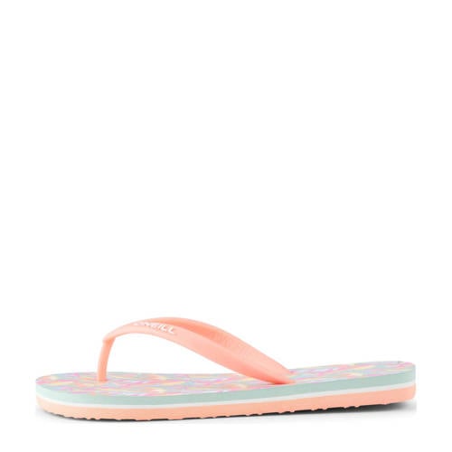 O'Neill teenslippers zalm Roze Meisjes TPR/Thermoplastisch Rubber All over print