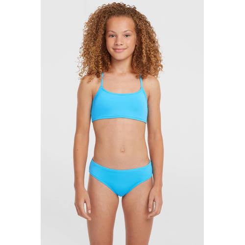 O'Neill crop bikini Essentials turquoise Meisjes Polyamide Effen - maat 164 afbeelding