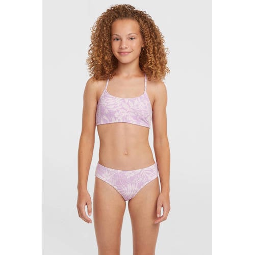 O'Neill crop bikini Essentials lila Meisjes Polyamide All over print - maat 164 afbeelding