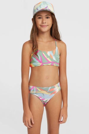 crop bikini Essentials groen/multi