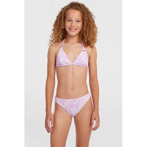 O'Neill triangel bikini Essentials lila Meisjes Polyamide All over print - maat 116 afbeelding