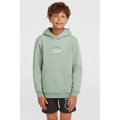 O'Neill hoodie met backprint lichtgroen Sweater Backprint - maat 140 afbeelding