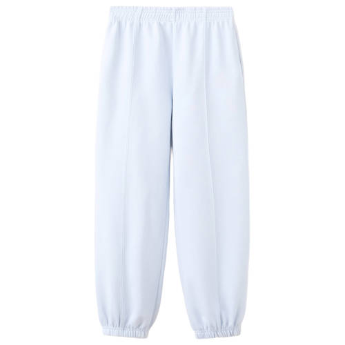 Mango Kids joggingbroek lichtblauw Jongens Sweat Effen - maat 122 afbeelding