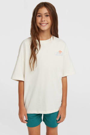 regular high waist sweatshort donkergroen