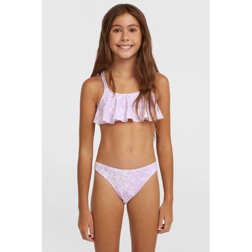 O'Neill crop bikini Tropics lila Meisjes Polyamide All over print - maat 116 afbeelding