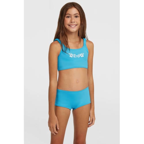 O'Neill crop bikini Holiday turquoise Meisjes Polyamide Printopdruk - maat 164 afbeelding
