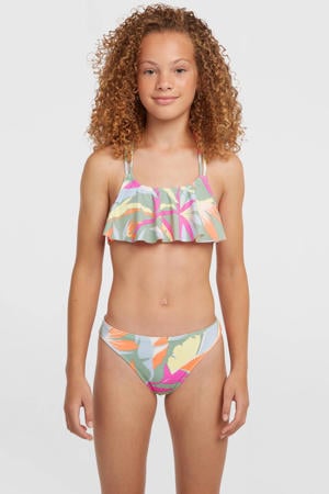 crop bikini Tropics groen/multi
