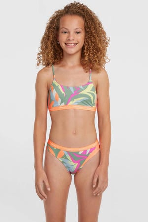 crop bikini Sport groen/multi