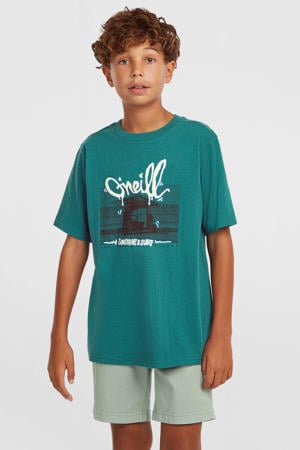 T-shirt petrol