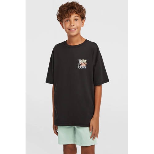 O'Neill T-shirt met backprint zwart Jongens Katoen Ronde hals Backprint - maat 152 afbeelding