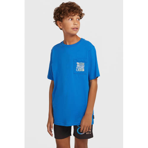 O'Neill T-shirt blauw Jongens Katoen Ronde hals Printopdruk - maat 152 afbeelding