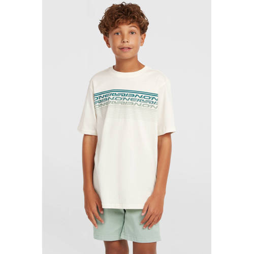 O'Neill T-shirt overhemd wit Jongens Katoen Ronde hals Effen - maat 164 afbeelding