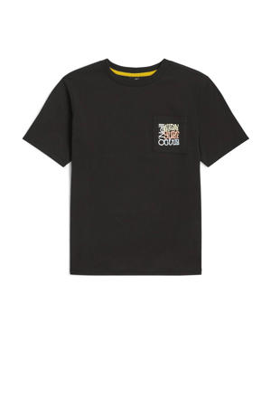 T-shirt zwart
