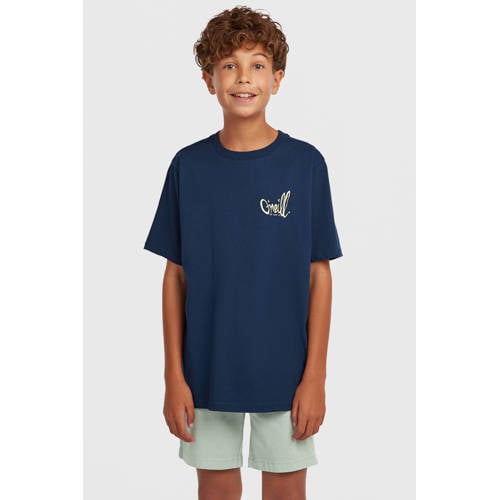 O'Neill T-shirt overhemd donkerblauw Jongens Katoen Ronde hals Effen - maat 152 afbeelding