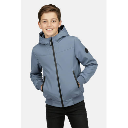 Cars zomerjas grijsblauw Jongens Polyester Capuchon Effen - maat 188 afbeelding