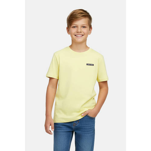 Cars T-shirt Geel Jongens Katoen Ronde hals Backprint - maat 152 afbeelding