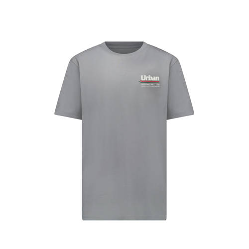 Cars T-shirt grijs Jongens Katoen Ronde hals Printopdruk - maat 140 afbeelding