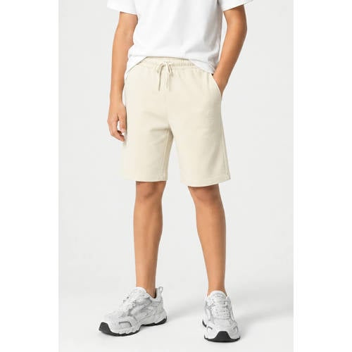Cars regular waist sweatshort zand Korte broek Beige Effen - maat 128 afbeelding