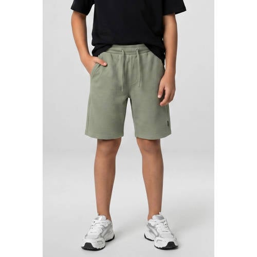 Cars regular sweatshort groen Korte broek Effen - maat 128 afbeelding