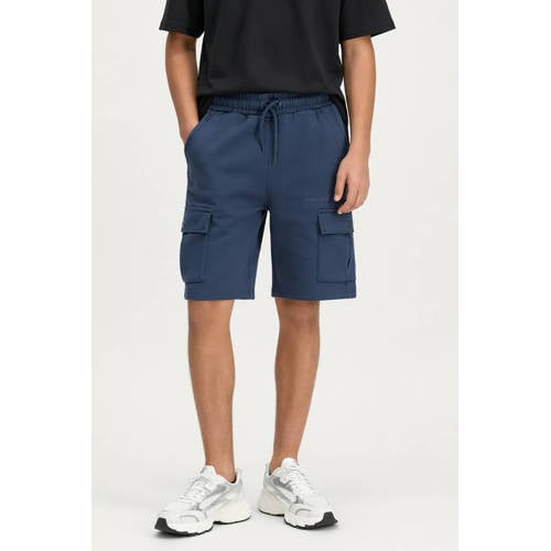 Cars regular sweatshort marineblauw Korte broek Effen - maat 128 afbeelding