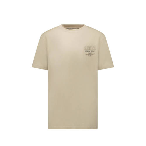Cars T-shirt met backprint zand Beige Jongens Katoen Ronde hals Backprint - maat 176 afbeelding