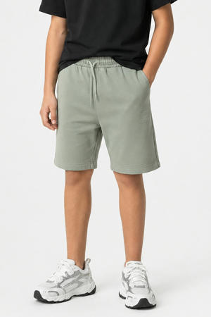 regular waist sweatshort groen