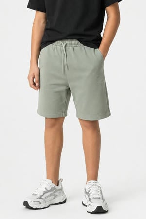 regular waist sweatshort groen