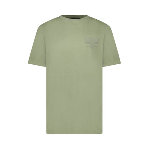 Cars T-shirt met backprint groen Jongens Katoen Ronde hals Backprint - maat 128 afbeelding
