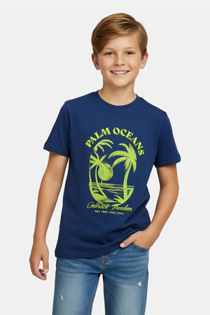 T-shirt donkerblauw