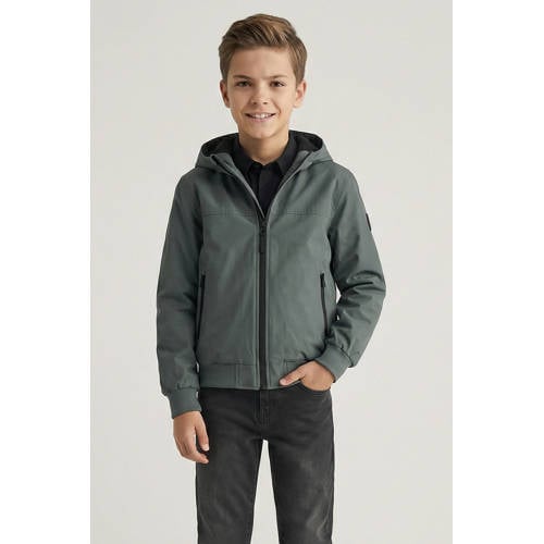 Cars zomerjas groen Jongens Polyester Capuchon Effen