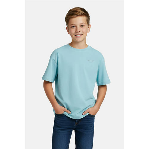 Cars T-shirt blauw Jongens Katoen Ronde hals Printopdruk - maat 152 afbeelding