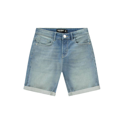 Cars denim regular short medium blue denim Korte broek Blauw Jongens Stretchdenim - maat 140 afbeelding