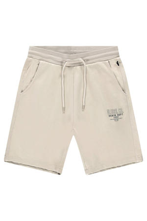 regular sweatshort geel