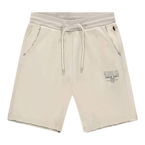 Cars regular sweatshort geel Korte broek Effen - maat 140 afbeelding