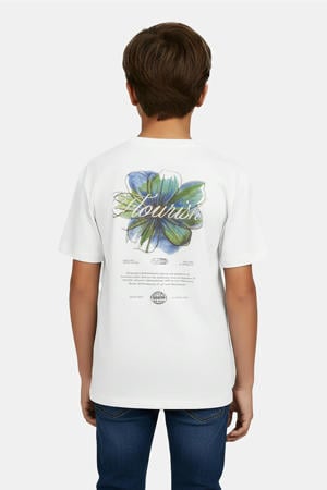 T-shirt met backprint wit