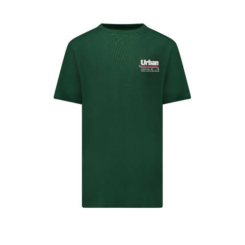 Cars T-shirt donkergroen Jongens Katoen Ronde hals Printopdruk - maat 116 afbeelding