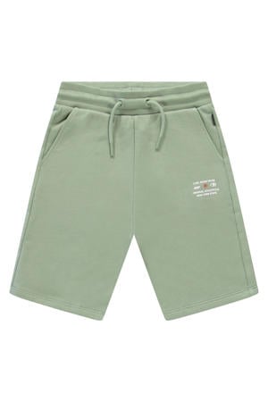 regular waist sweatshort groen
