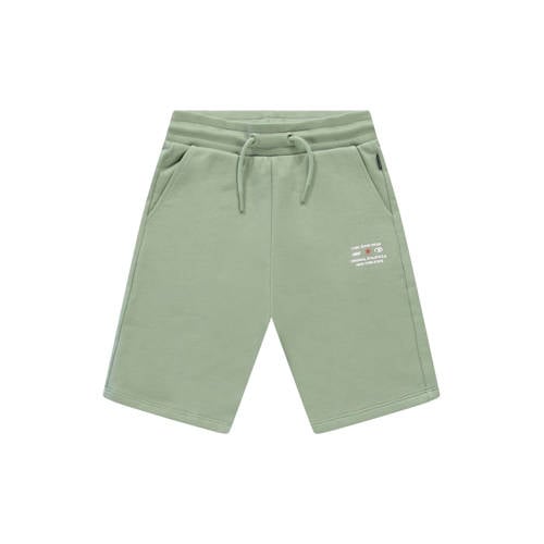 Cars regular waist sweatshort groen Korte broek Jongens Katoen Printopdruk - maat 152 afbeelding