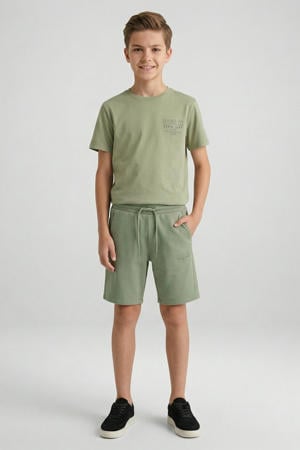 regular sweatshort groen