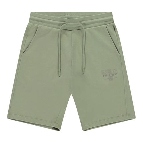 Cars regular sweatshort groen Korte broek Effen - maat 116 afbeelding