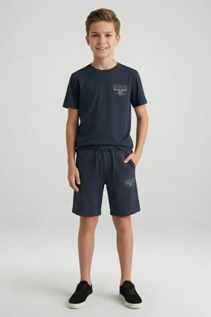 regular sweatshort antraciet