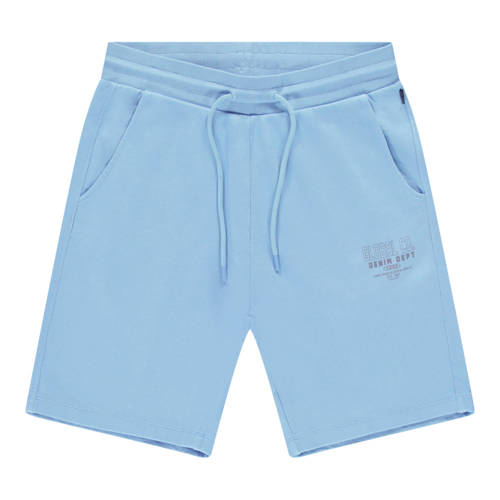Cars regular sweatshort lichtblauw Korte broek Effen - maat 152 afbeelding