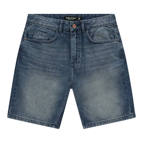 Cars denim regular short dark blue denim Korte broek Blauw Effen - maat 152 afbeelding