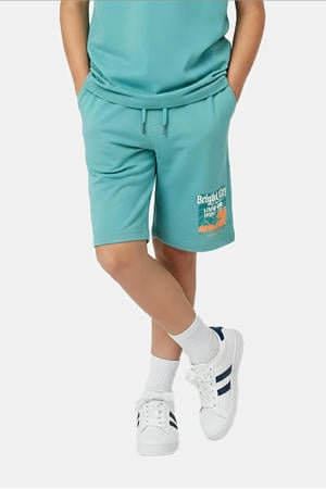 regular waist sweatshort groen