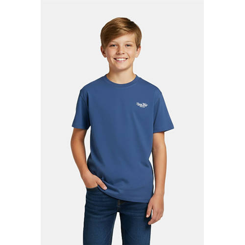 Cars T-shirt blauw Jongens Katoen Ronde hals Logo - maat 128 afbeelding