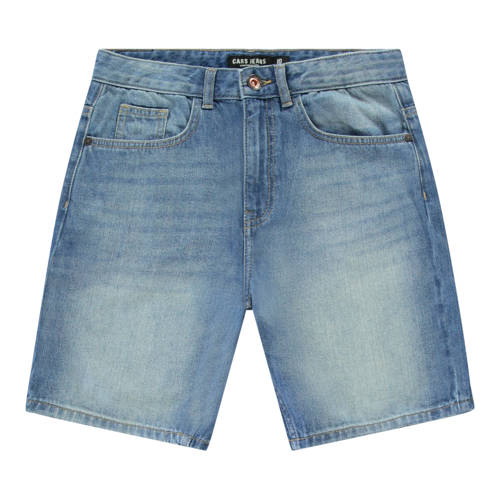 Cars denim regular short stonewashed Korte broek Blauw Effen - maat 176 afbeelding