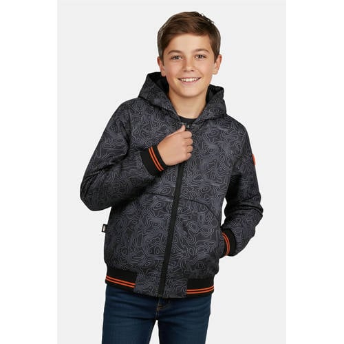 Cars zomerjas zwart Jongens Polyester Capuchon All over print