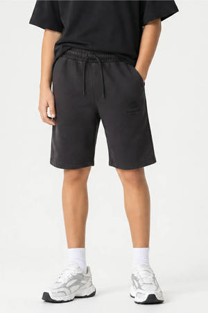 regular waist sweatshort antraciet